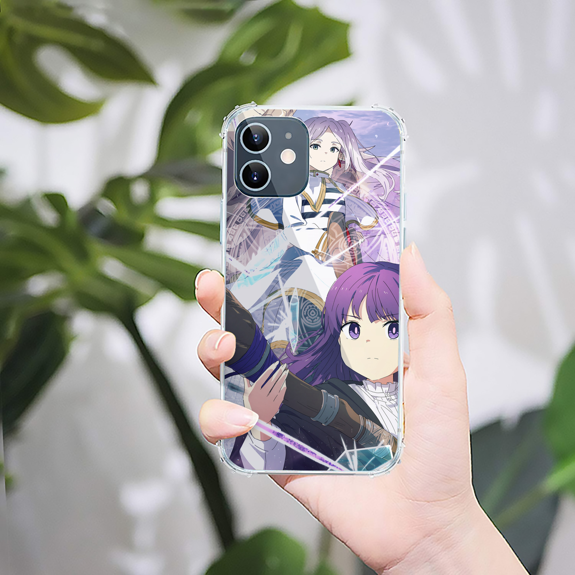 （画像用） 葬送のフリーレン Frieren 【iPhone 12シリーズ対応】透明スマホケース（クリアソフトケース）